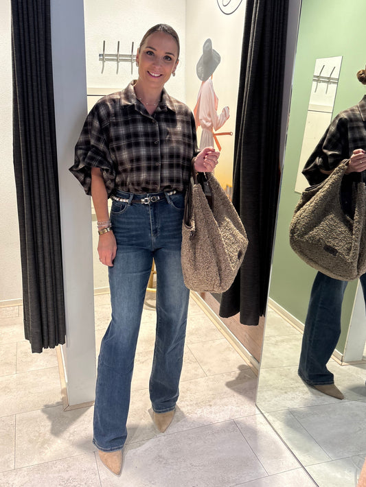 Blouse Jel bruin