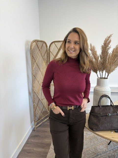 Turtle neck tui Bordeaux