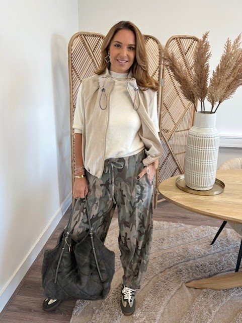 Velvet gilet Sisi