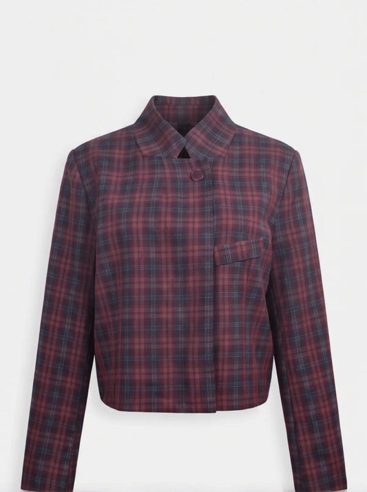 blazer suus ruit
